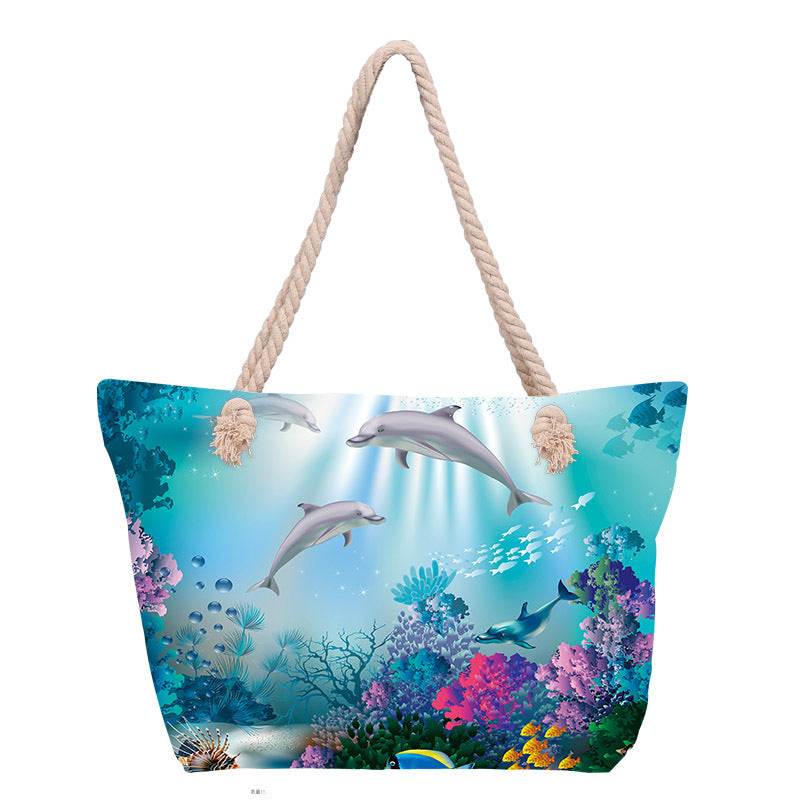 Strandtasche mit Blumendesign Skanto