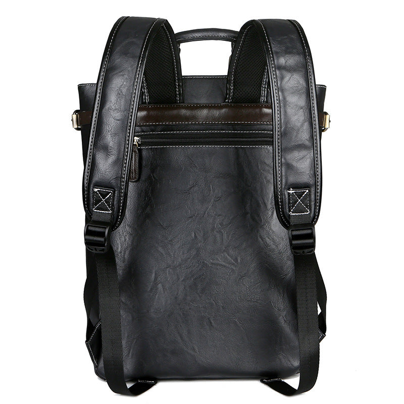 Eleganter Laptop-Rucksack mit hochwertiger Kunstlederbeschichtung Skanto