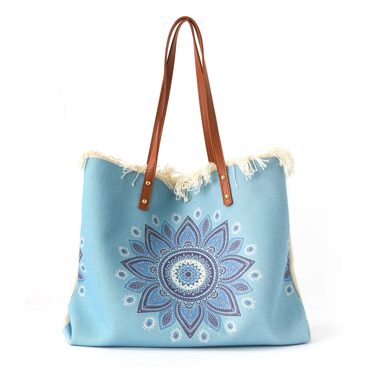 Strandtasche mit einzigartigem Federdesign Skanto