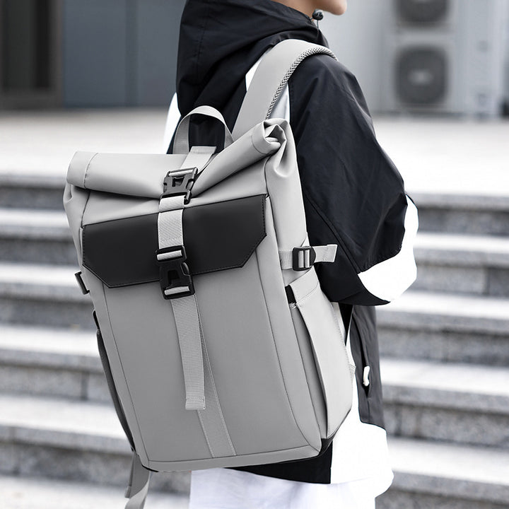 Robuster Rolltop-Rucksack mit ergonomischem Tragesystem und vielseitigem Stauraum Skanto