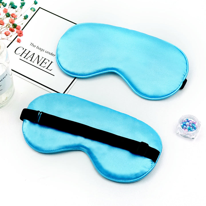 Unisex luxuriöse Seiden-Schlafmaske mit konturiertem Augenausschnitt und verstellbarem Gummiband Skanto