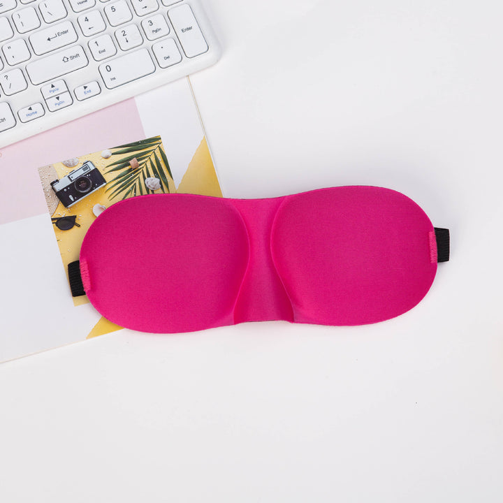 Skanto Unisex lichtblockierende Reisemaske mit thermoplastischer Nylonschale und breitem Komfortband Skanto