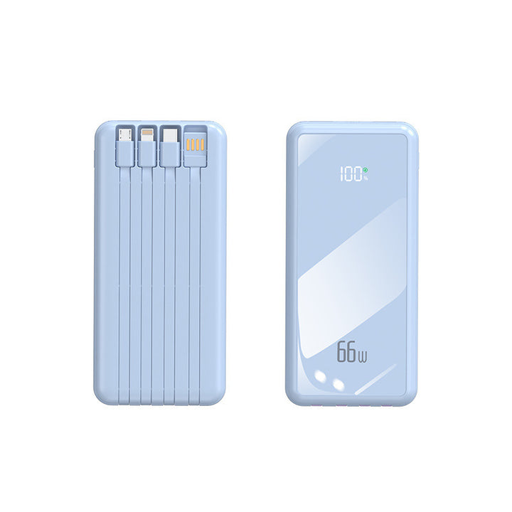 Ultraschlanke Powerbank mit mehreren Ladeoptionen Skanto