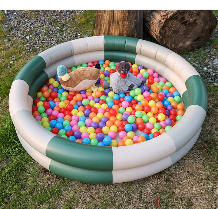 Aufblasbarer Kinderpool mit maritimem Design Skanto