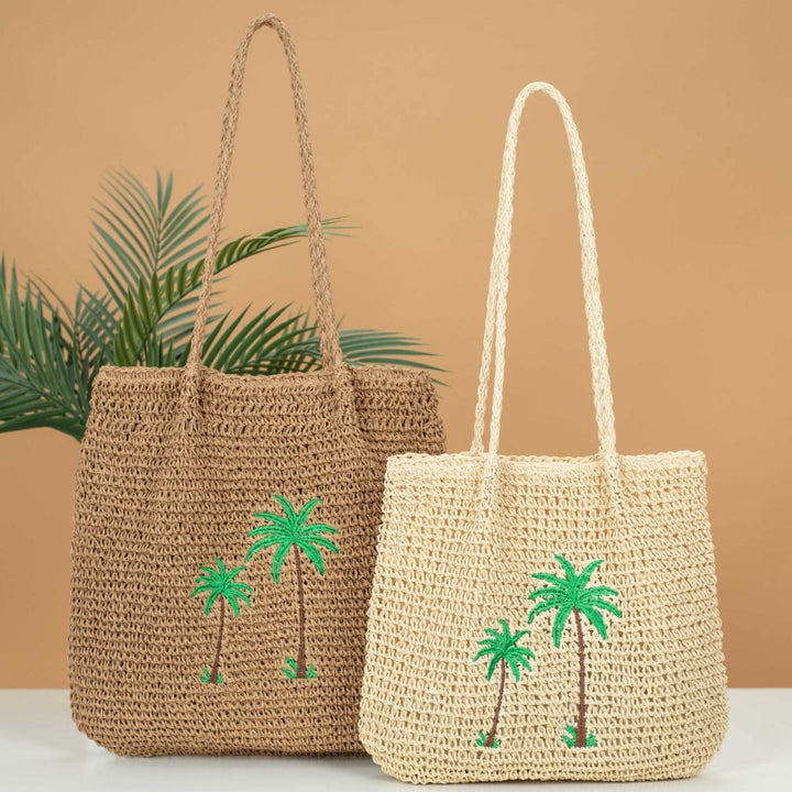 Trendige Strohtasche Skanto