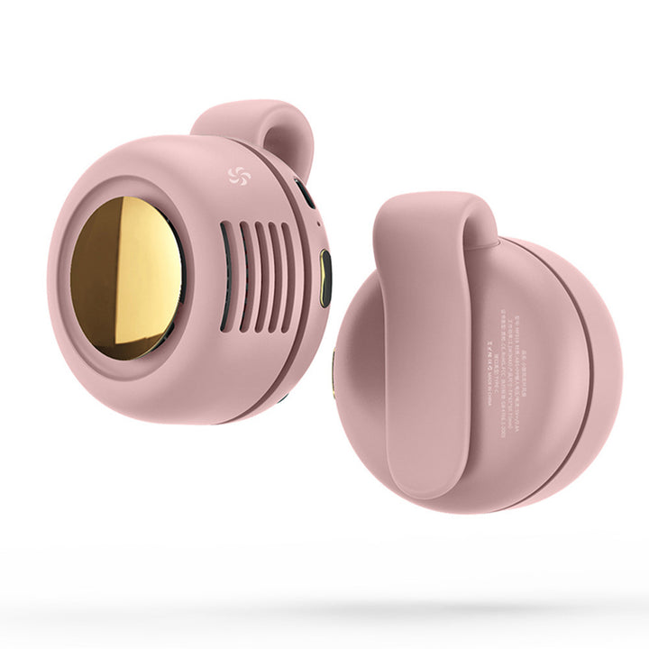 Kühlender Clip-Ventilator mit warmem LED-Licht und wiederaufladbarem Akku Skanto