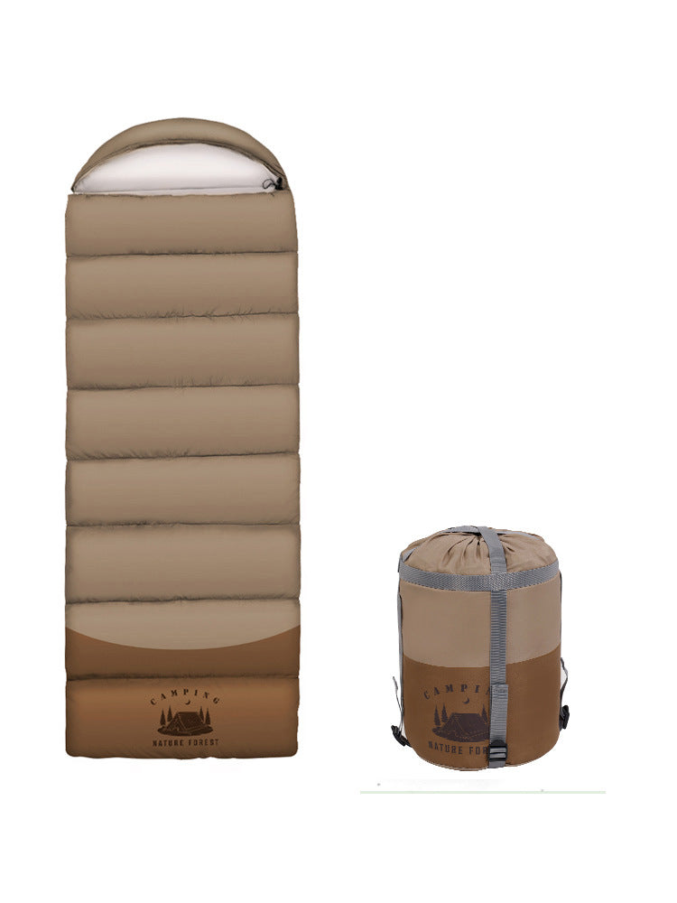 Hochwertiger und warmer Schlafsack mit Kissen Skanto