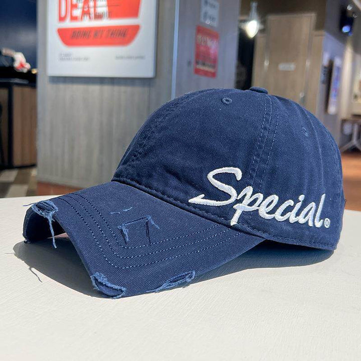 Unisex Distressed K Baumwoll-Dad-Cap Skanto