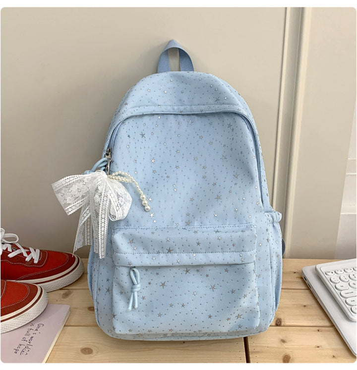 Stylische Freizeit-Schultasche mit Sternenprint Skanto