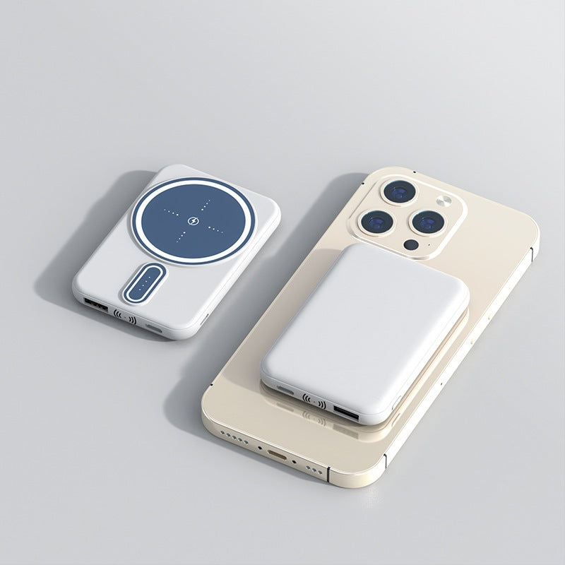 Tragbare Induktions-Powerbank mit Smart-Funktion Skanto
