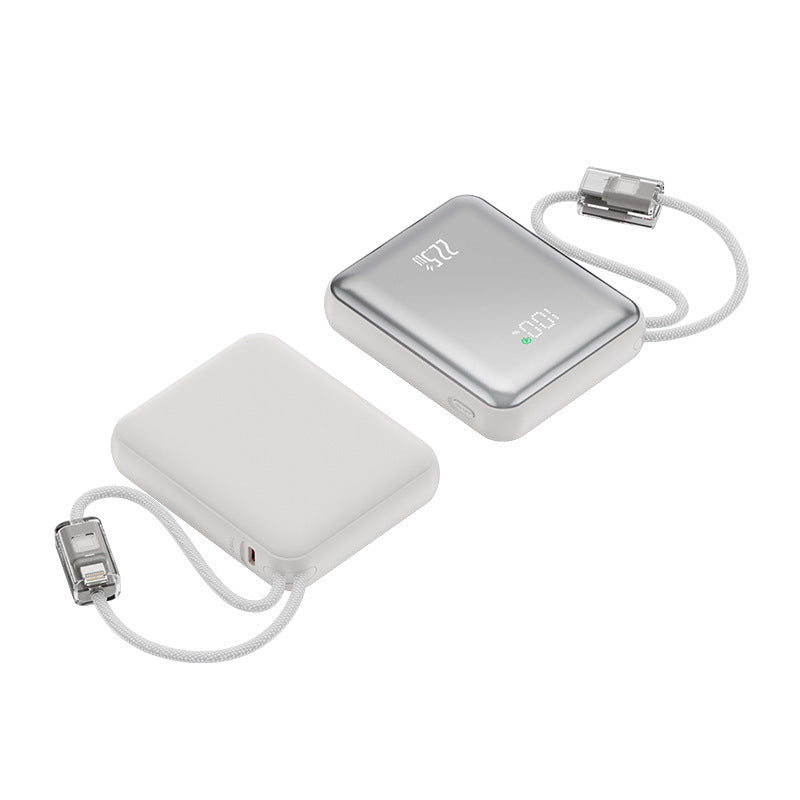 Powerbank mit integriertem Schnellladen und digitaler Kapazitätsanzeige Skanto