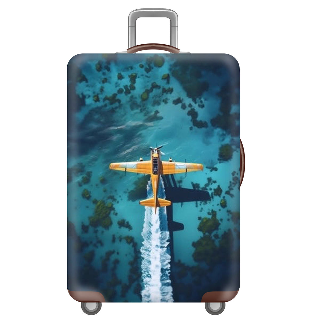 Unisex Skanto Robuster Hartschalenkoffer mit künstlerischem Gesichtsporträt-Print und 360°-Rädern Skanto