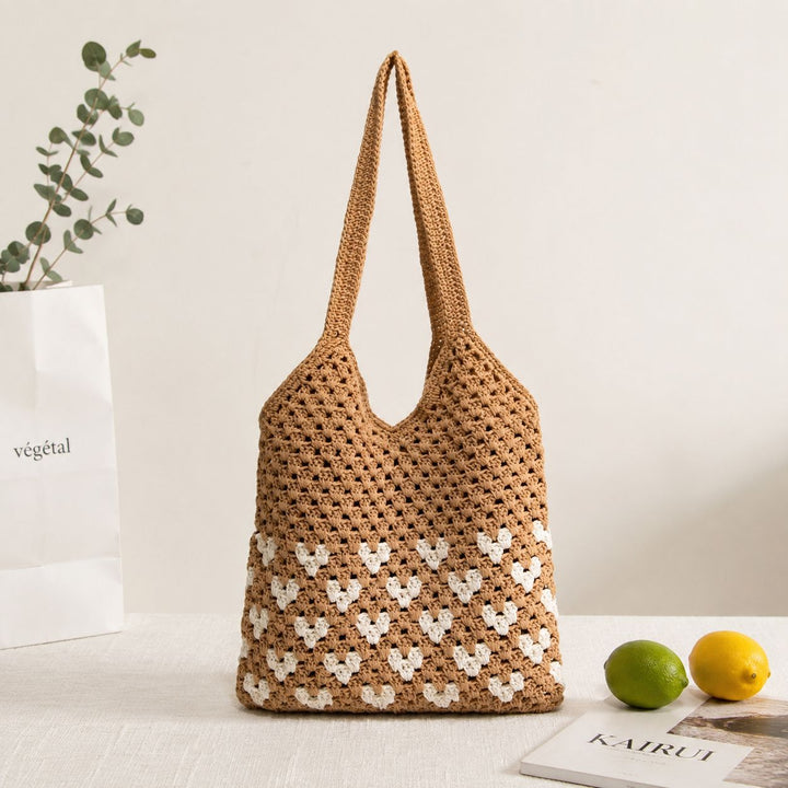Nachhaltige und handgefertigte Makramee Crossbody Bag Skanto