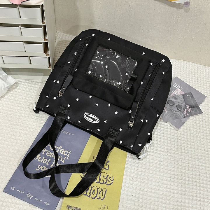 Multifunktionaler Schulrucksack mit Sternenprint Skanto