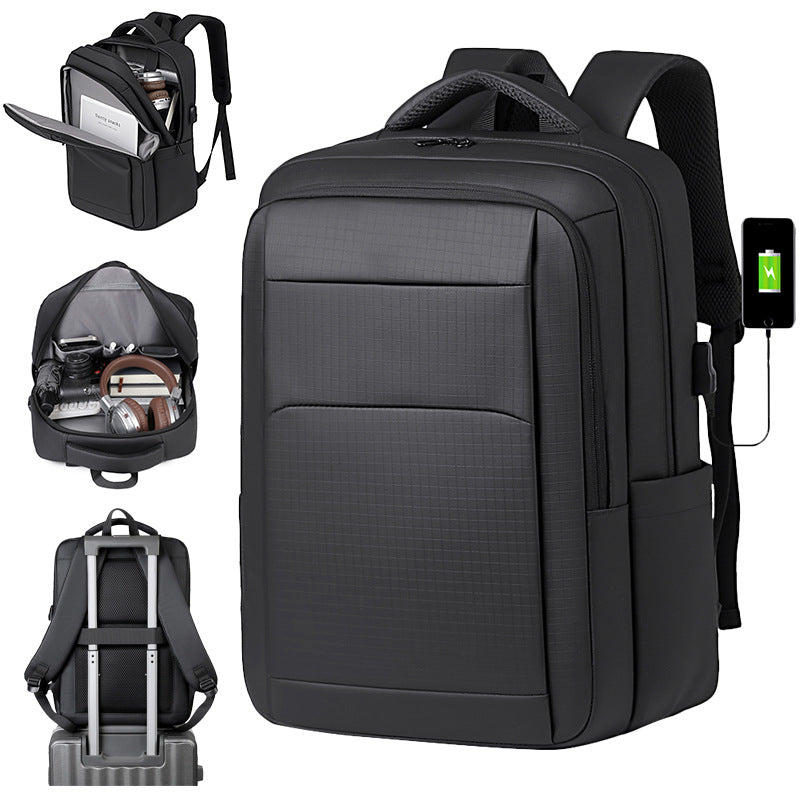 Stylischer Laptop-Rucksack mit strapazierfähigem Stoff und effizientem Organisationssystem Skanto