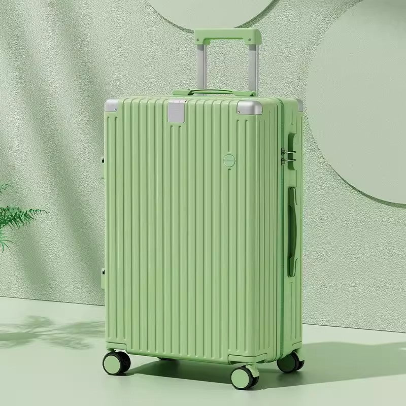 Damen stilvoller strukturierter Spinner-Koffer Skanto