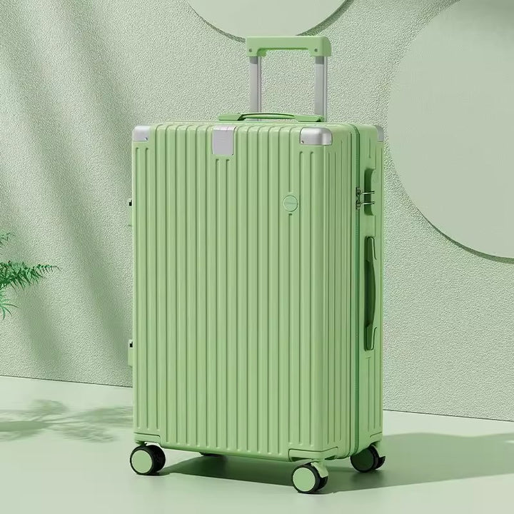 Damen stilvoller strukturierter Spinner-Koffer Skanto