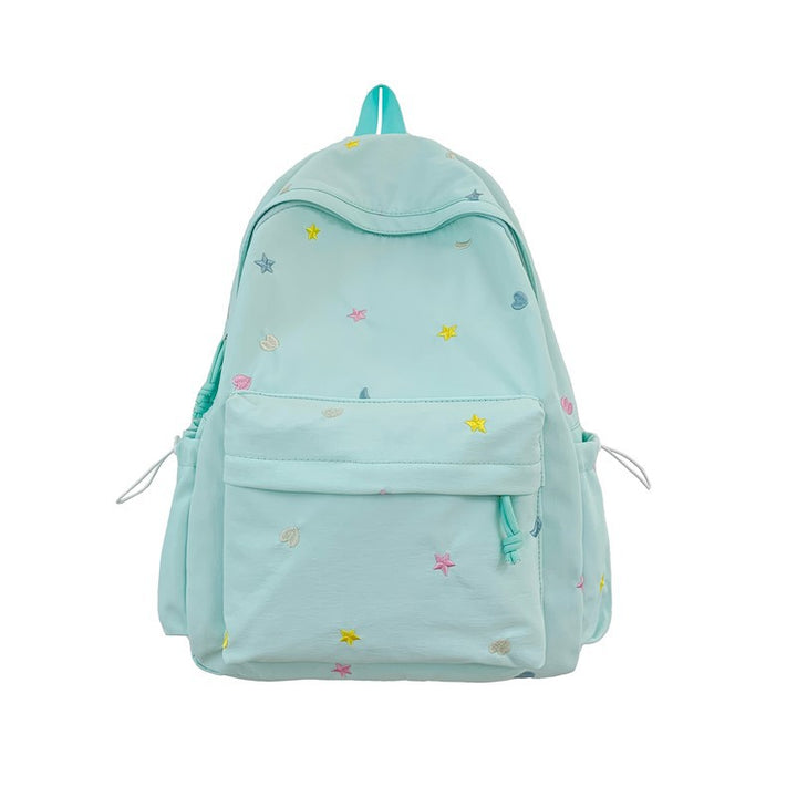 Rucksack Skanto mit gesticktem Stern- und Mondmuster