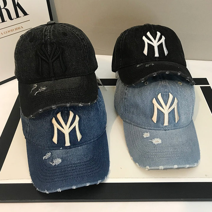 Baseballkappe aus Denim im Used-Look für Herren Skanto 1784188165