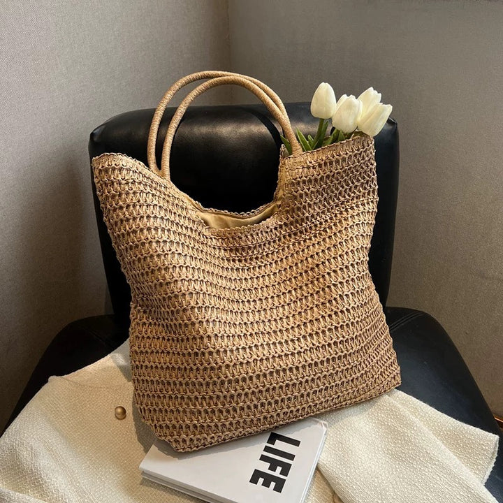 Entspannte Makramee-Strandtasche Skanto