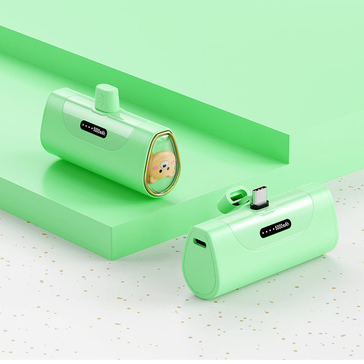 Lustige Powerbank mit integrierter Tierfigur Skanto