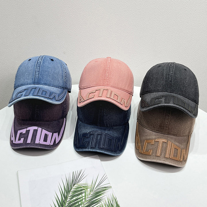 Unisex Stylische Denim-Baseballkappe Skanto