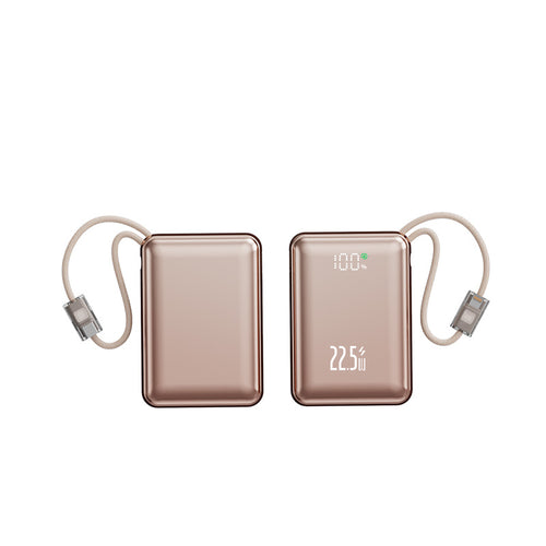Tragbare Schnelllade-Powerbank mit Digitalanzeige Skanto