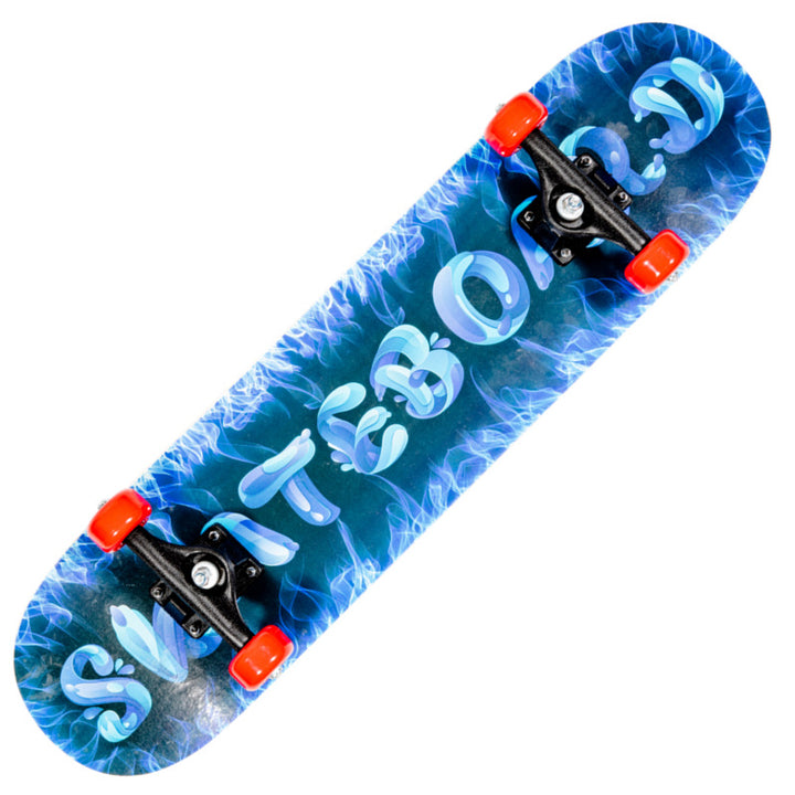 Skateboard mit Drachengrafik Skanto