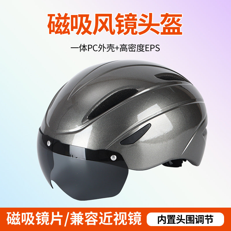 Fahrradhelm mit integriertem Visier Skanto