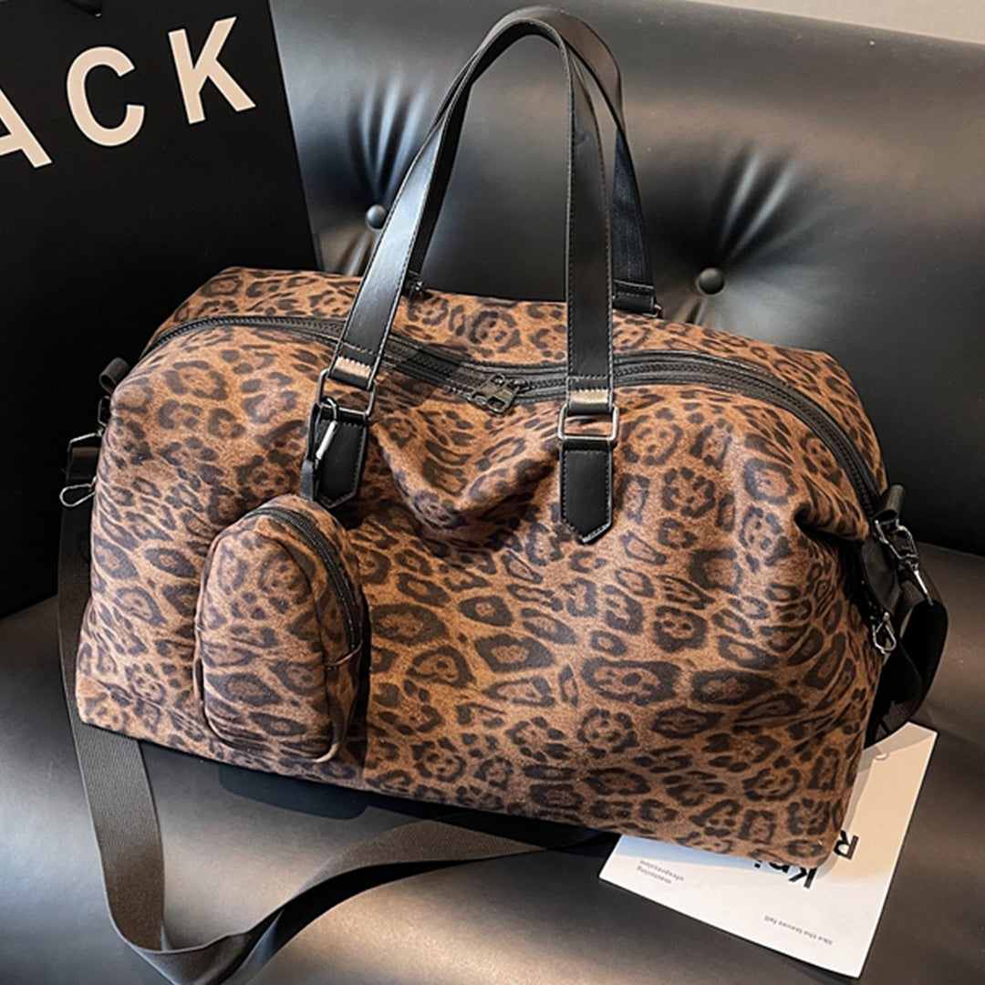 Wochenend-Reisetasche im trendigen Leopardenmuster Skanto