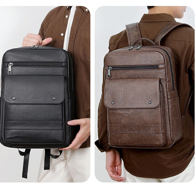 Vintage-Lederrucksack Skanto