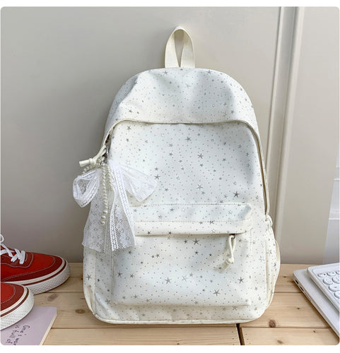 Stylische Freizeit-Schultasche mit Sternenprint Skanto