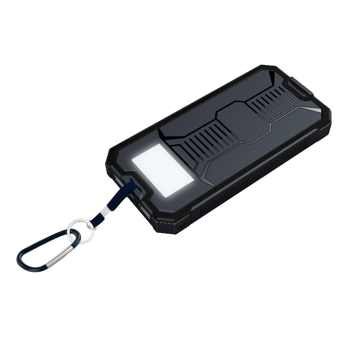 Robuste Powerbank mit integrierter LED-Taschenlampe Skanto