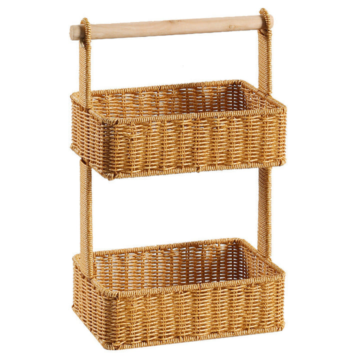 Gestufter geflochtener Aufbewahrungskorb Skanto