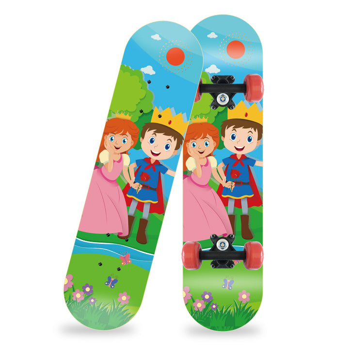 Cartoon-inspiriertes Mini-Skateboard Skanto