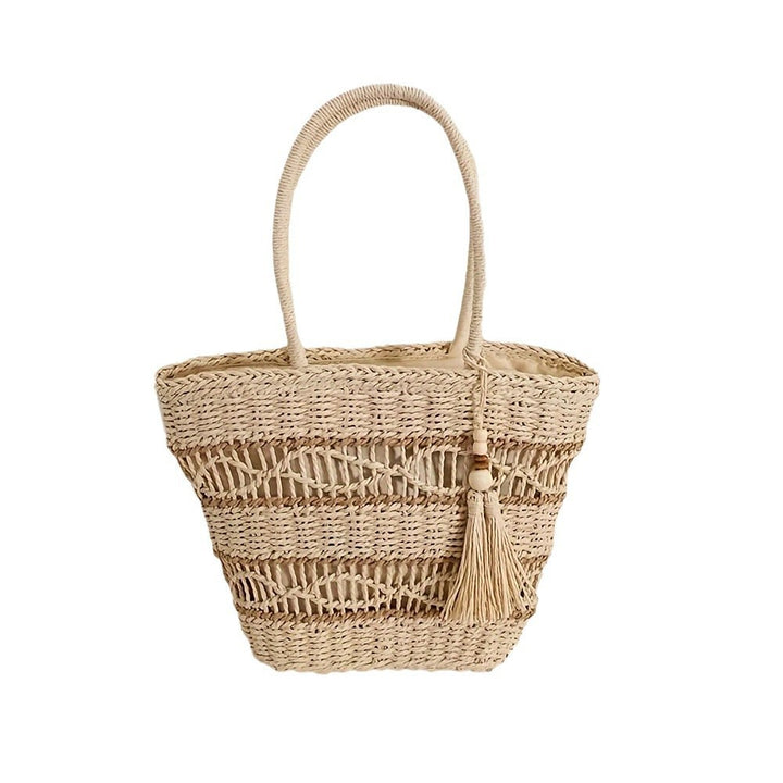 Stylische und geräumige Makramee-Tasche Skanto