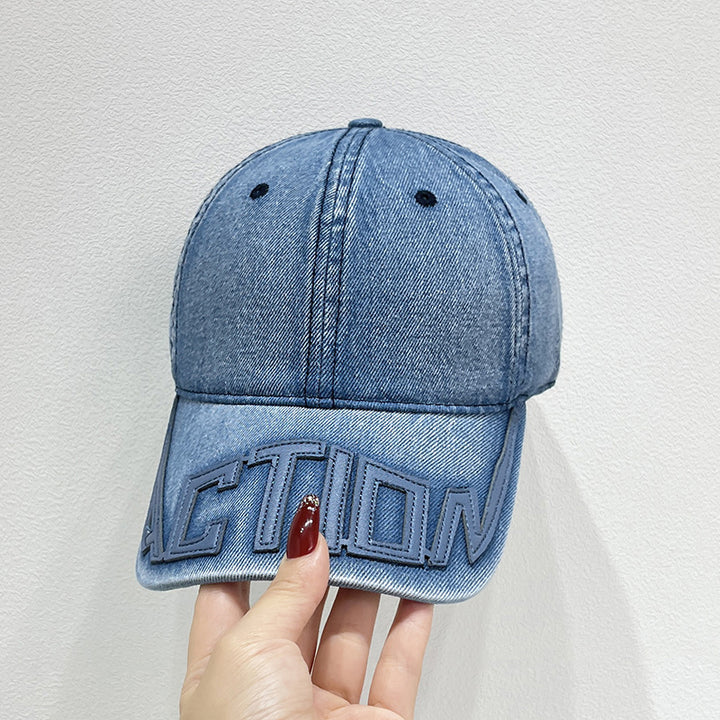 Unisex Stylische Denim-Baseballkappe Skanto