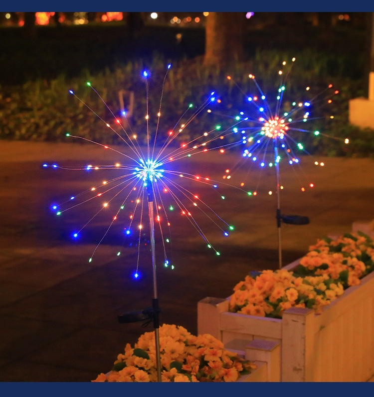 Starburst Solar-Gartenstecker LED-Funkel-Skulptur Skanto