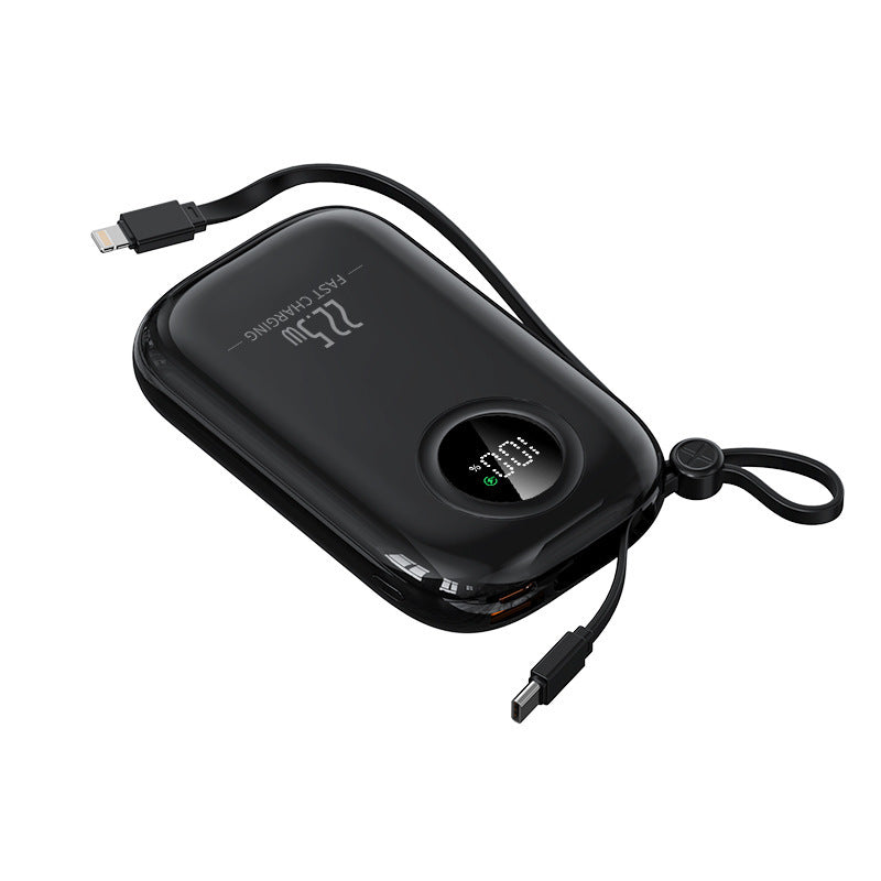 Ultrakompakte Powerbank mit digitaler Ladezustandsanzeige und Schnellladefunktion Skanto