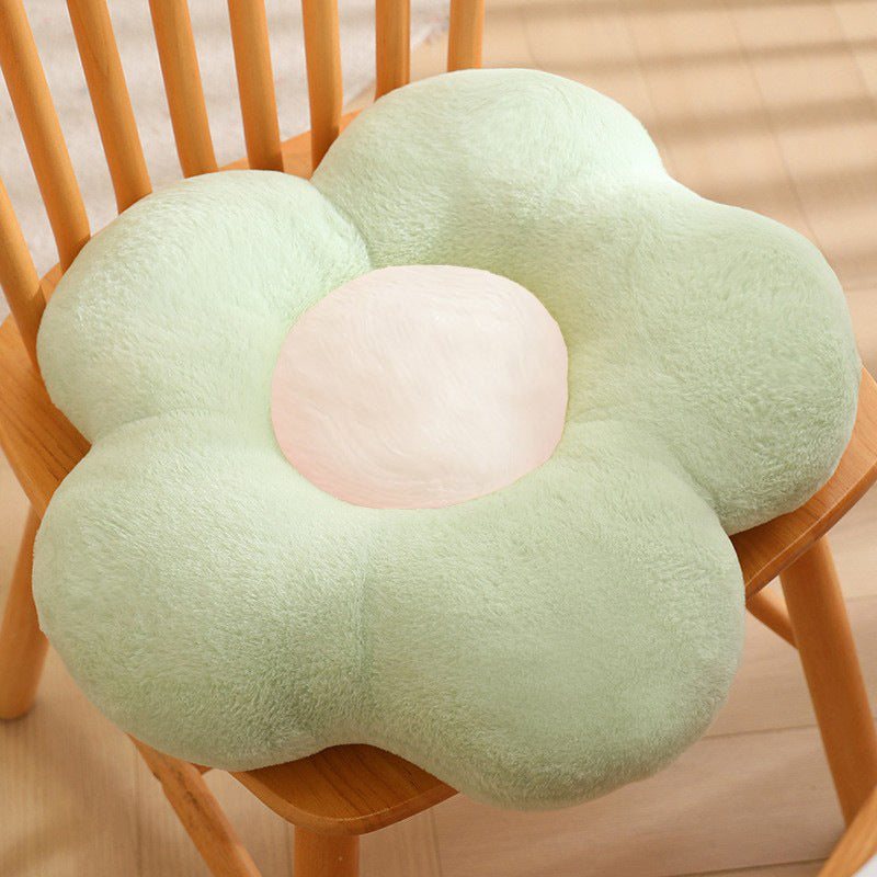 Plüsch-Sitzkissen in Blumenform Skanto