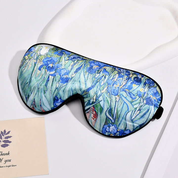 Unisex weiche ergonomische Schlafmaske mit konturiertem Augenbereich und verstellbarem Gummiband Skanto