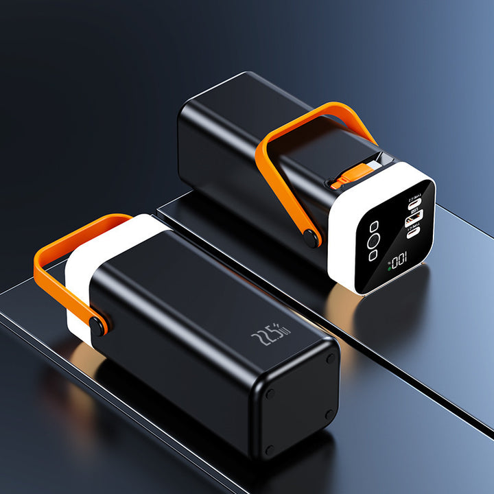Tragbare Powerbank mit intelligentem Ladekonzept und digitaler Kapazitätsanzeige Skanto