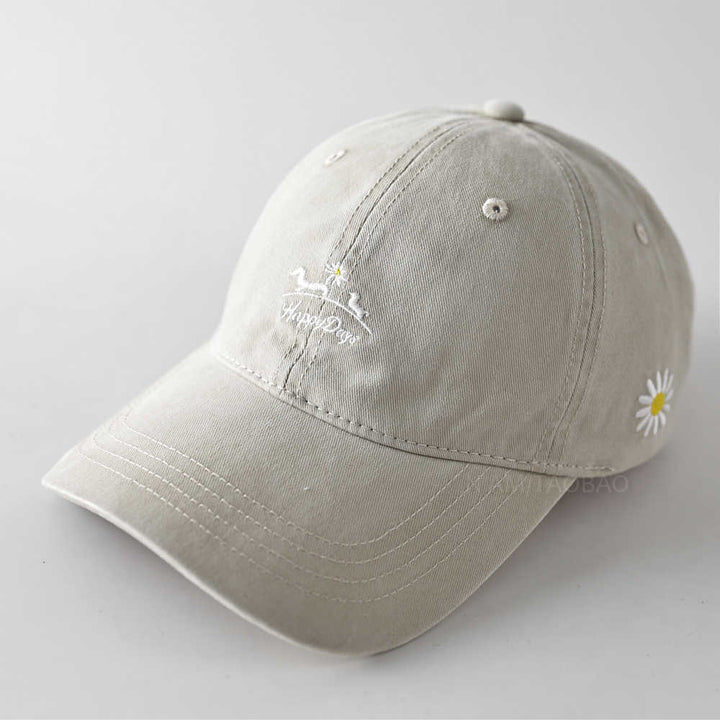 Leichte Baumwollkappe mit Stickerei für Damen Skanto
