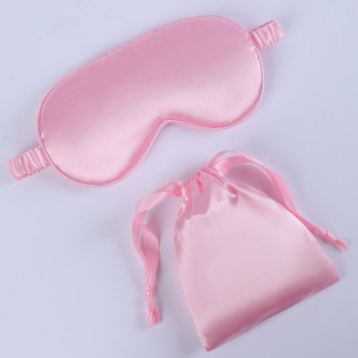 Seidenweiche Maske für Damen mit gepolstertem Augenbereich, verstellbarem Gummiband und Aufbewahrungsbeutel Skanto