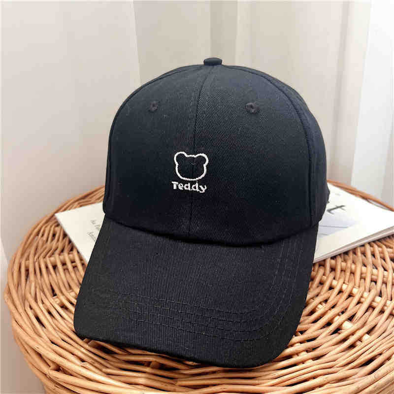 Verspielte Baseballkappe mit Teddybär-Stickerei für Damen Skanto