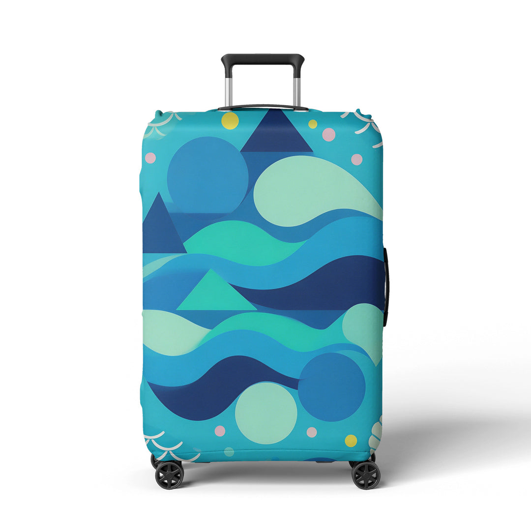 Damen Kofferhülle mit modernem Grafikdesign Skanto