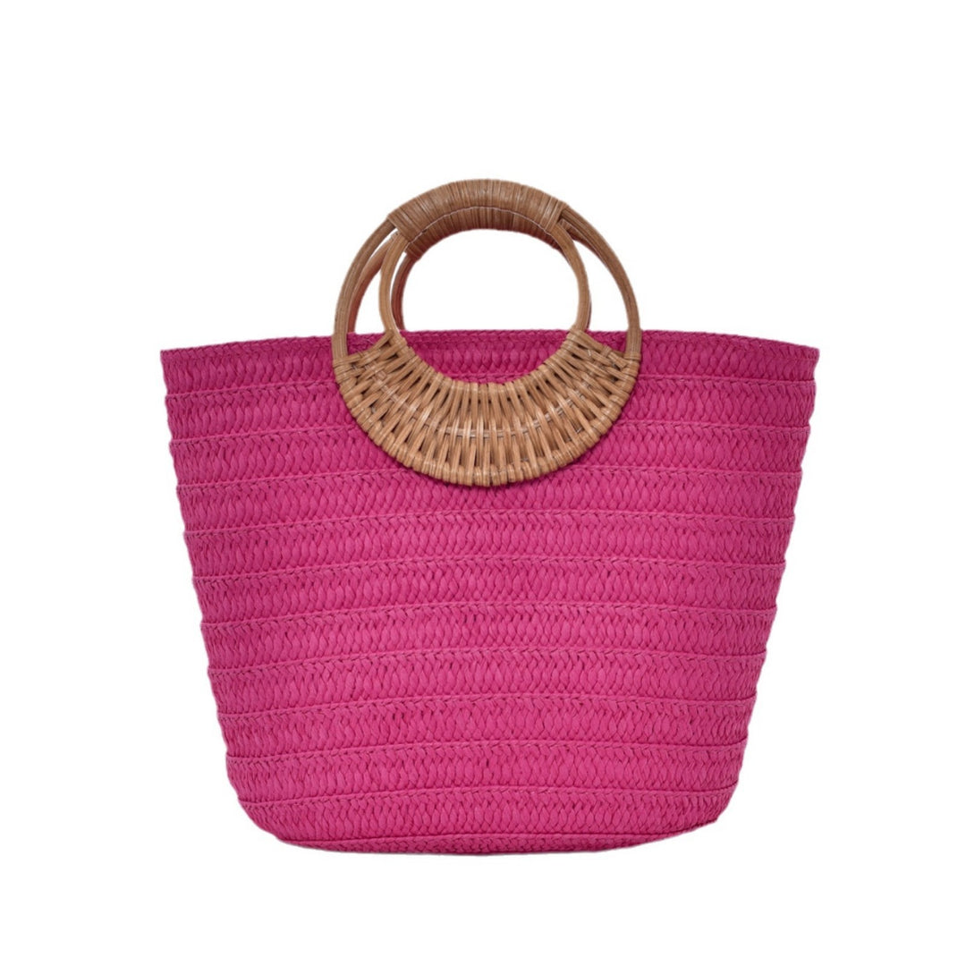 Handtasche mit geflochtenem Griff Skanto