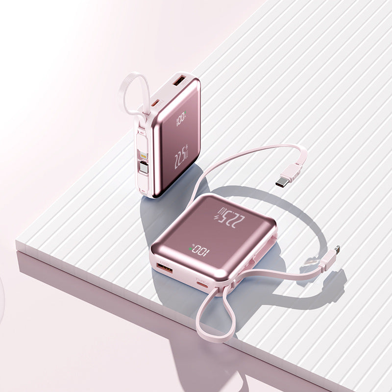 Multifunktionale Powerbank mit Digitalanzeige Skanto