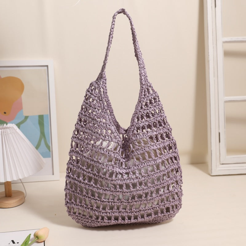 Trendige Netztasche mit gerafftem Design Skanto