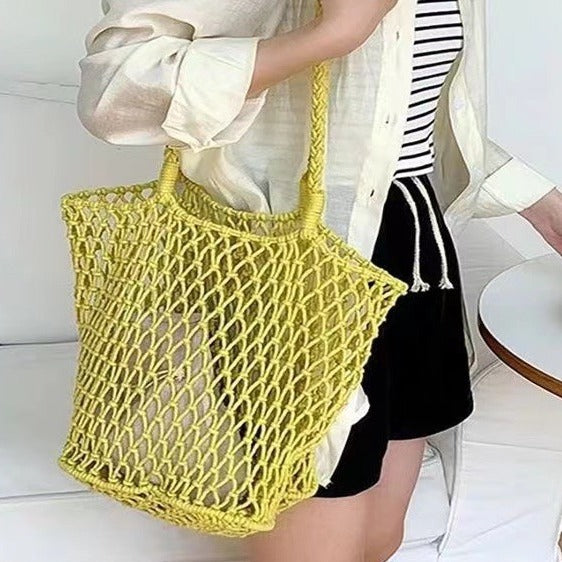 Handgeknüpfte Netztasche Skanto